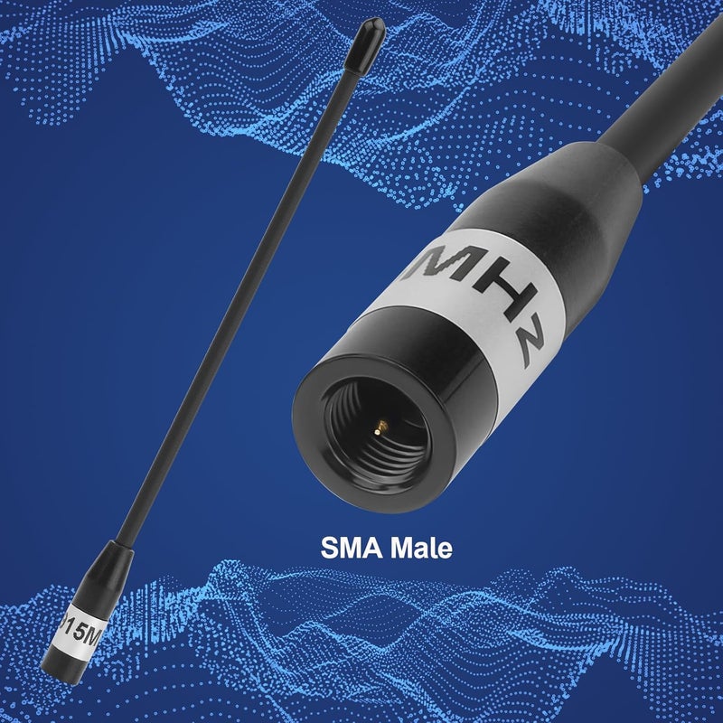 MakerHawk 915MHz Antenna 10dBi Gain for Meshtastic LoRa Long Range Soft Whip Antenna, 17cm Omni SMA Male Black (1 Pack) - Image 3
